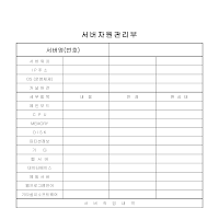 서버자원관리부 서버자원관리부